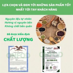 Combo set 9 hạt dinh dưỡng ONFOD cho bé ăn dặm yến mạch hạt chia đậu gà đậu hà lan đậu lăng đỏ hạt kê 15 19