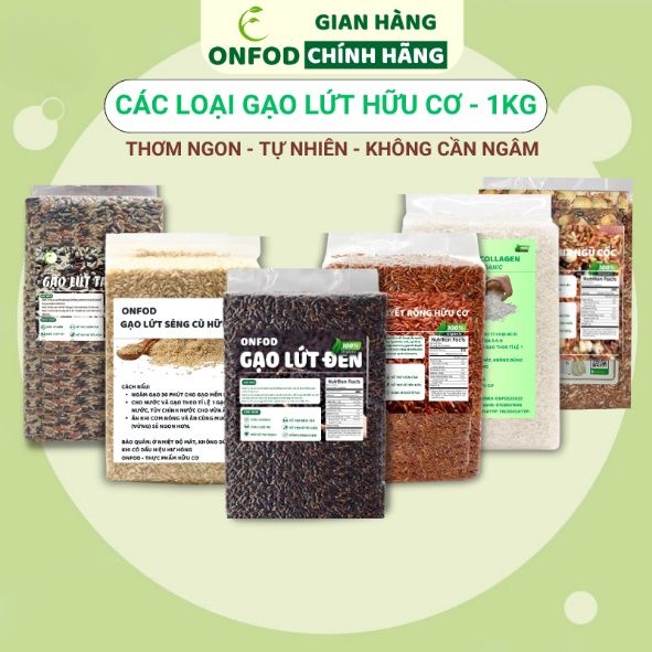 Gạo lứt đen dẻo điện biên, gạo lức huyết rồng, gạo st25, gạo nương tím tây bắc ONFOD giảm cân eat clean 1 image016