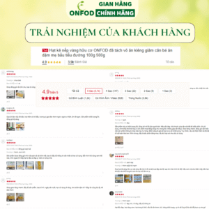 Hạt Kê Nếp Vàng ONFOD Đã Tách Vỏ Cho Bé Ăn Dặm Nấu Cháo Mềm Mịn Dẻo Thơm Làm Sữa Hạt 100g 300g 500g 11 9