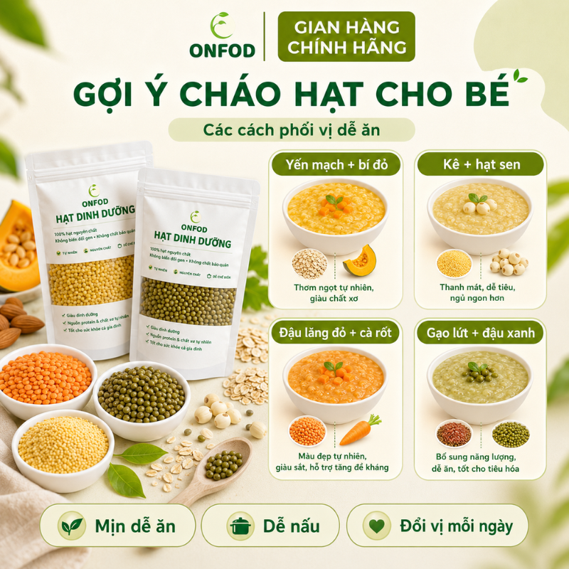 hat dinh duong onfod cho be an dam lam sua hat ngu coc giam can granola yen mach hat dieu macca chia 100g 1154 8